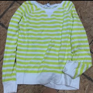forever 21 large striped crewneck